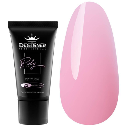 Полігель 30 мл Designer Frost Pink №22