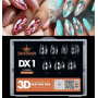 Diamond Mix Fast Gel Tips (DX1) - гелеві тіпси Designer 7 форм, 168 шт/уп