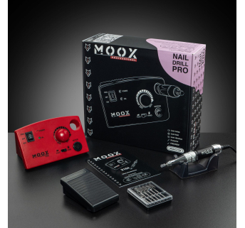 Фрезер Мокс X104 (Червоний) на 45 000 об/хв. та 65W. для манікюру та педикюру