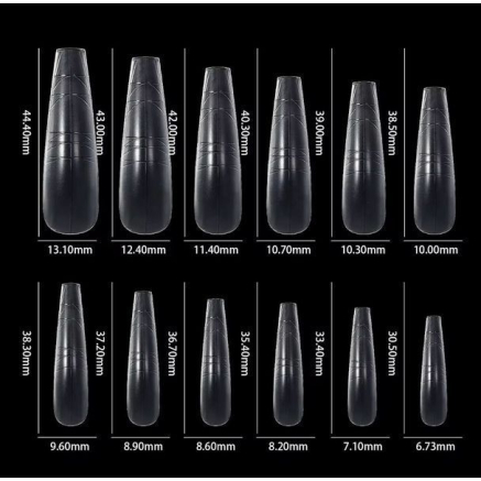 Fast Gel Tips MT1 (Multiforms) - типси гелеві Designer 120 шт/уп