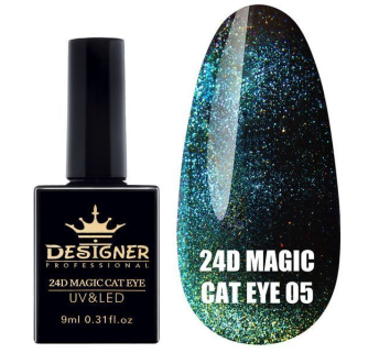 Гель-лак 24D Magic Cat Eye №05, 9 мл., Designer (Котяче око)