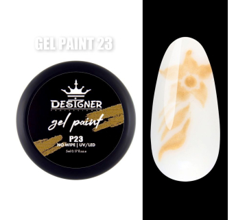 Gel Paint P23 (Золото) 5 мл. - Гель краска Designer