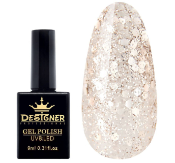 Гель-лак Designer Party Time - K285 'Золотий дощ'