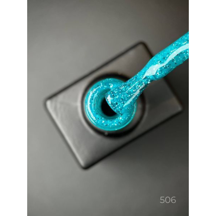 Гель лак Dragon fruit 506 Designer (9мол) - з чорно-білими крапками