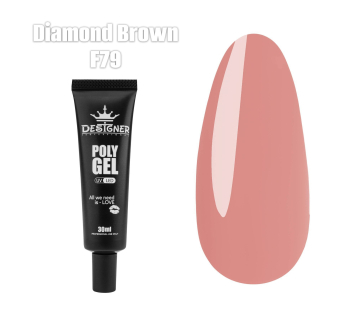 Полигель (15 мл.) Designer F52 Diamond Graphite
