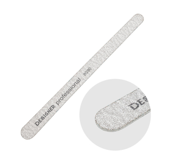 Двусторонняя пилка 'Капля' (80/80 грит.) - Nailfile Designer
