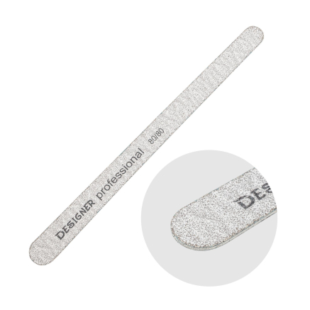 Двусторонняя пилка 'Капля' (80/80 грит.) - Nailfile Designer