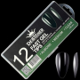 Fast gel tips №12 (Almond, medium size) - Гелеві типси Designer