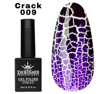 Гель лак Crack effect 009 Designer (9мл.) - з ефектом Кракелюра (утворює декоративні тріщини)