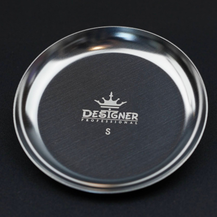 Металевий лоток для інструментів 'Круглий' 10 см. Designer Silver - 442 S