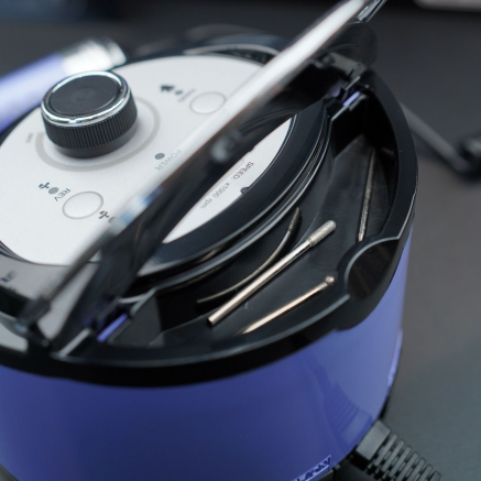 Фрезер Мокс X220 (Purple) на 50 000 об/хв. та 70W. для манікюру та педикюру Фрезер Мокс X220 (Purple) на 50 000 об/хв. та 70W. для манікюру та педикюру