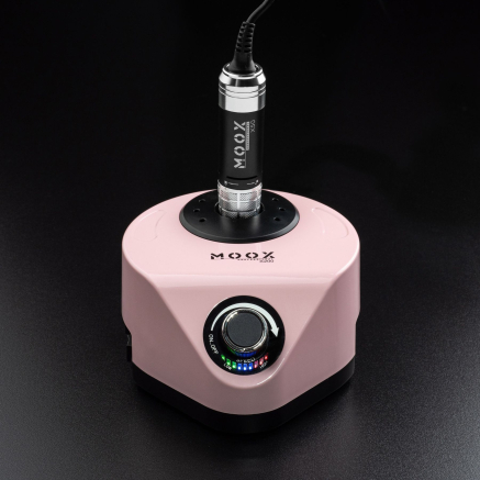 Фрезер Мокс X200 (Pink) на 50 000 об/хв. та 70W. для манікюру та педикюру Фрезер Мокс X200 (Pink) на 50 000 об/хв. та 70W. для манікюру та педикюру