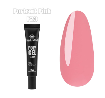 Полігель (15 мл.) Designer F23 Portrait pink