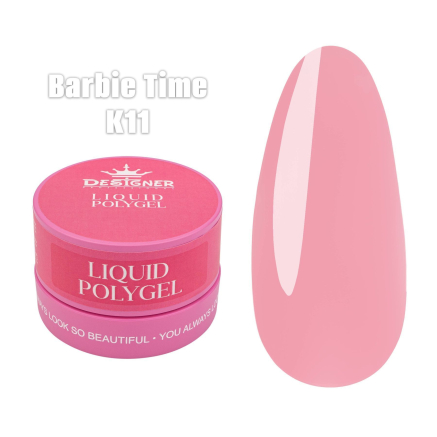 Рідкий полігель (30 мл., в банці) Designer К11 Barbie Time