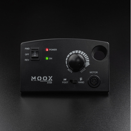 Фрезер Мокс X104 (Чорний) на 45 000 об/хв. та 65W. для манікюру та педикюру