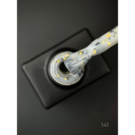 Базове покриття Smoothie Base 141Designer (9 мл) - з дрібними шматочками фольги