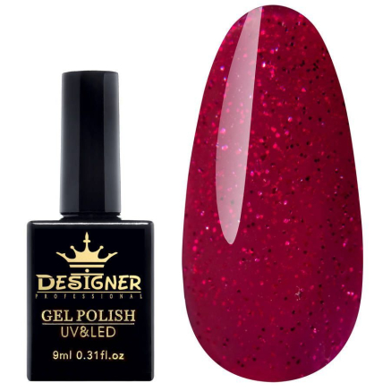 Гель-лак Designer Diamond Kingdom - M330 'Витончений червоний'