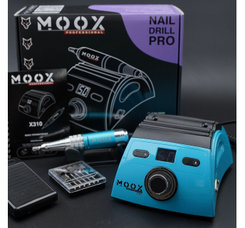 Фрезер Мокс X310 (Light blue) на 50 000 об/хв. та 70W. для манікюру та педикюру