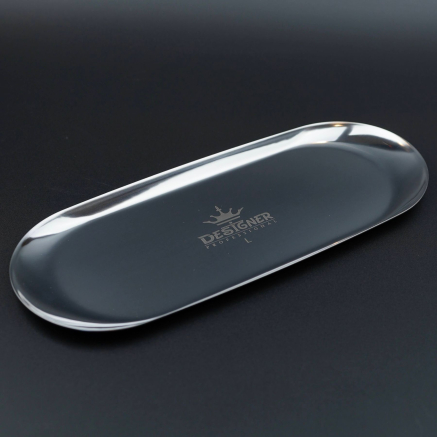Металевий лоток для інструментів 30 х 12,4 см. Designer - L Silver