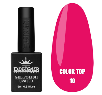 Кольорове топове покриття - Color Top 10 Designer, 9 мл. - вітражне