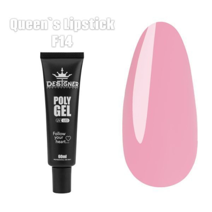 Полігель (60 мл.) Designer F14 Queen`s Lipstick