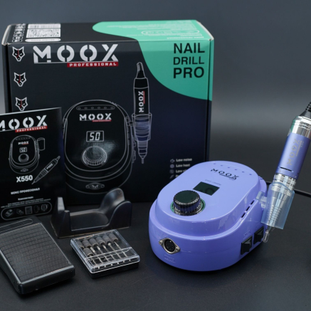 Фрезер Мокс X550 (Purple) на 50 000 об./мин. и 70W. для маникюра и педикюра Фрезер Мокс X550 (Purple) на 50 000 об./мин. и 70W. для маникюра и педикюра