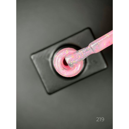 Цветная база Sweet base 219 Designer (9 мл.) - с мелким конфетти разных цветов