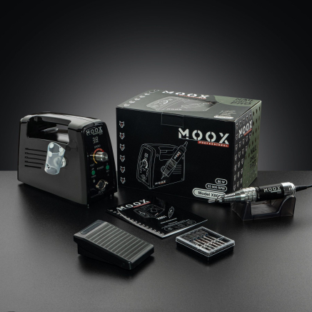 Фрезер Мокс X801 (Чорний) на 55 000 об/хв. та 80W. для манікюру та педикюру Фрезер Мокс X801 (Чорний) на 55 000 об/хв. та 80W. для манікюру та педикюру