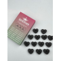 Nail Buff Heart Mini Black (Чорний) 100/180 грит - Designer баф у формі сердечка