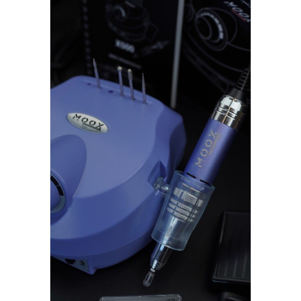 Фрезер Мокс X500 (Purple) на 45 000 об/хв. та 65W. для манікюру та педикюру Фрезер Мокс X500 (Purple) на 45 000 об/хв. та 65W. для манікюру та педикюру