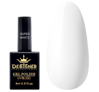 Гель-лак Designer 'Old Money' style - Super White