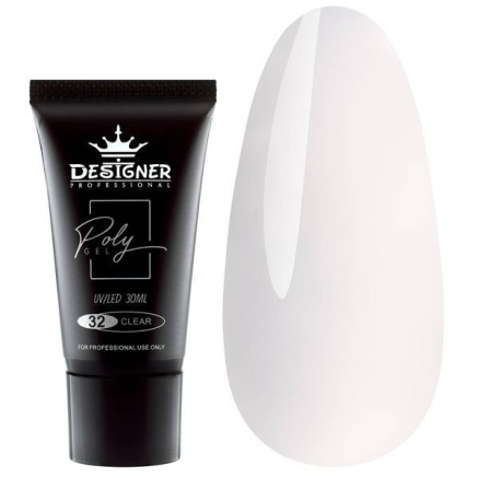 Полігель 30 мл Designer Clear №32
