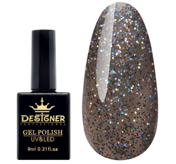Гель-лак Designer Party Time - L313 'Гіркий коричневий'