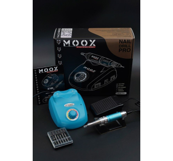 Фрезер Мокс X105 (Light Blue) на 45 000 об/хв. та 65W. для манікюру та педикюру
