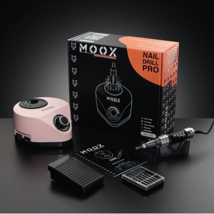 Фрезер Мокс X200 (Pink) на 50 000 об/хв. та 70W. для манікюру та педикюру