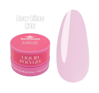 Рідкий полігель (30 мл., в банці) Designer К16 Dew Lilac