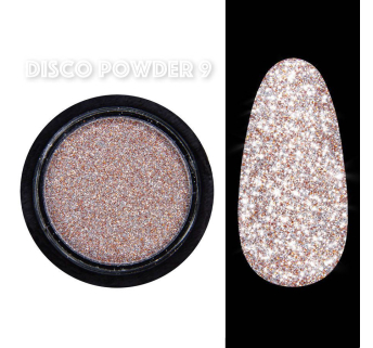 Disco powder №9 - Світловідбивна втирка Designer - Бронзова