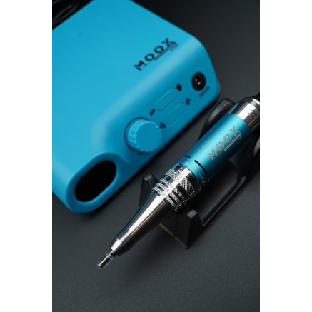 Фрезер Мокс X100 (Light blue) на 45 000 об/хв. та 70W. для манікюру та педикюру Фрезер Мокс X100 (Light blue) на 45 000 об/хв. та 70W. для манікюру та педикюру