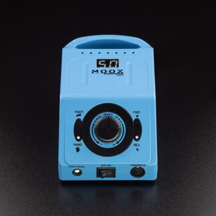 Фрезер Мокс X803 (Sky blue) на 50 000 об/хв. та 70 W. для манікюру та педикюру