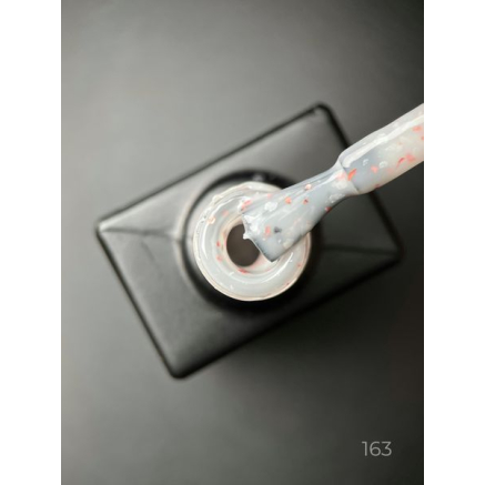 Кольорова база Marble base 163 Designer (9 мл) - з різнокольоровою поталлю