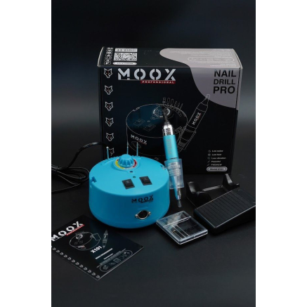 Фрезер Мокс X101 (Light Blue) на 50 000 об/хв. та 70W. для манікюру та педикюру Фрезер Мокс X101 (Light Blue) на 50 000 об/хв. та 70W. для манікюру та педикюру