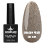 Гель лак Dragon fruit 504 Designer (9мол) - з чорно-білими крапками