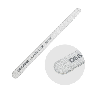 Двостороння пилка 'Крапля' (100/150 гріт.) - Nailfile Designer