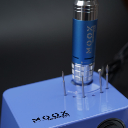 Фрезер Мокс X503 (Sky blue) на 45 000 об/хв. та 70W. для манікюру та педикюру Фрезер Мокс X503 (Sky blue) на 45 000 об/хв. та 70W. для манікюру та педикюру