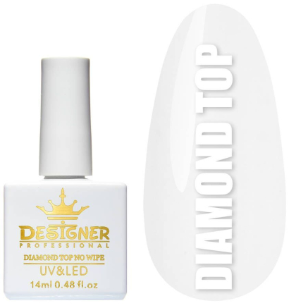 Топ Designer 14мл. Diamond Top No Wipe без липкого шару