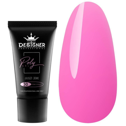 Полігель 30 мл Designer Pink Violet №30