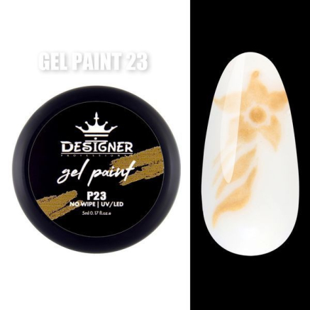 Gel Paint P23 (Золото) 5 мл. - Гель фарба Designer