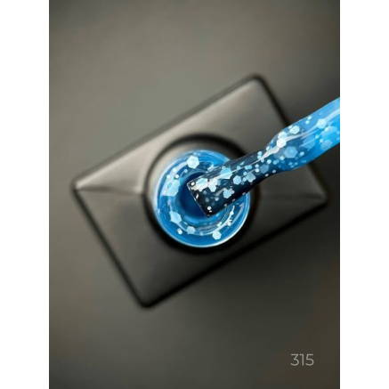 Кольорова база Marmalade base 315 Designer (9 мл.) - з білими конфетті