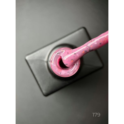 Кольорова база Marble base 179 Designer (9 мл) - з різнокольоровою поталлю