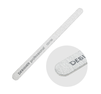 Двостороння пилка 'Крапля' (120/150 гріт.) - Nailfile Designer